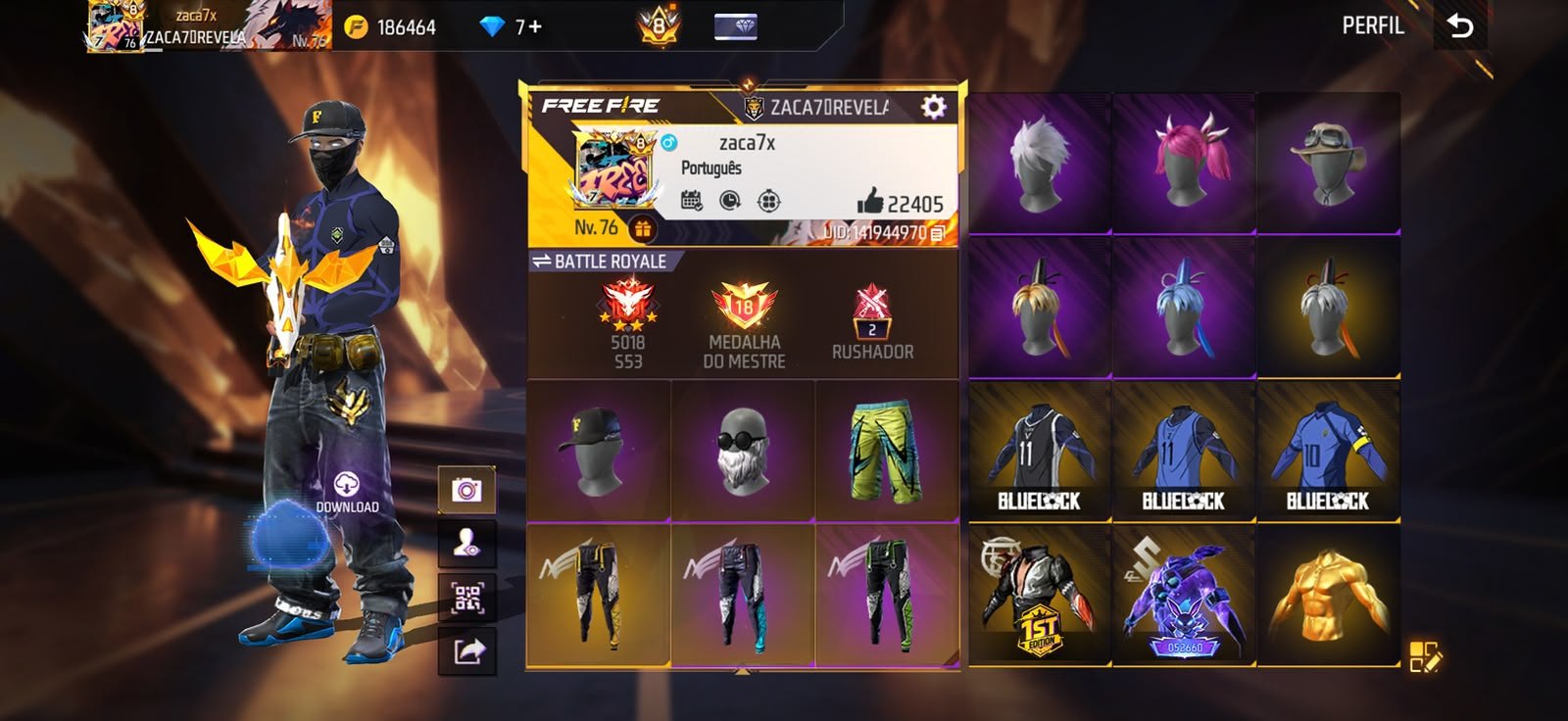 CONTA PRIME 8 + 2° PASSE FULL FITINHA + 9 EVOLUTIVAS 😮‍💨